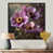 Toile avec cadre flottant noir