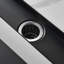 30 In.  Linear Shower Drain With Levelling Feet And Flange In Matte Black