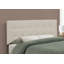 Lit, tête de lit seulement, lit double, tapissier, aspect lin beige, transitionnel-131097083-131097085