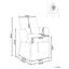 50 cm H Boucle Armchair in Beige