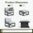  9 Pieces Modern Aluminum Patio Furniture Set With Fire Table, Outdoor Modular Sectional Conversation Set L-shaped Sofa For Backyard-1379895343-1379895336