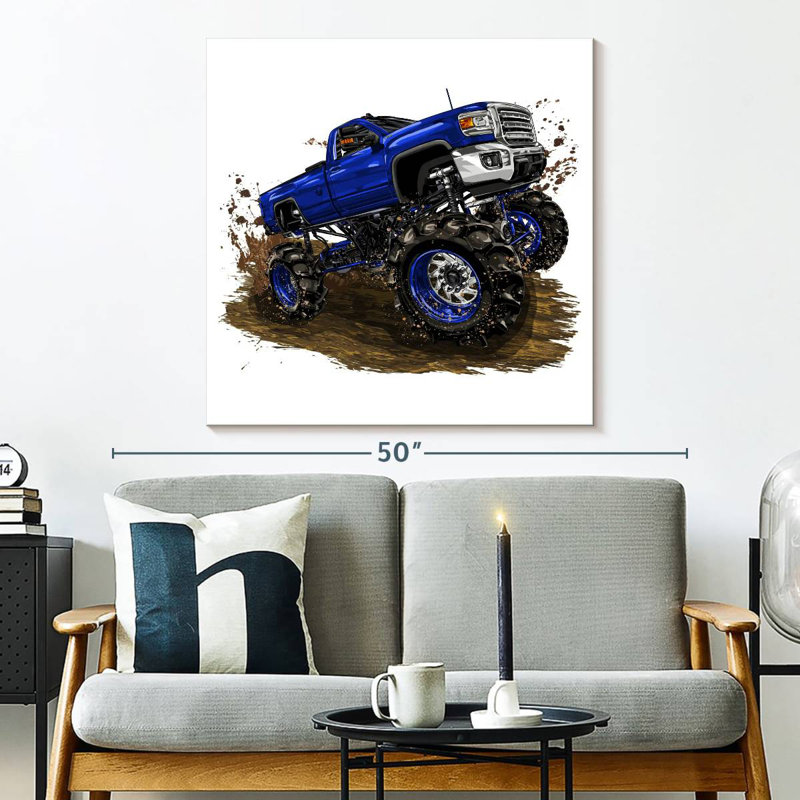 Mehar Monster Truck, 33" H x 33" W