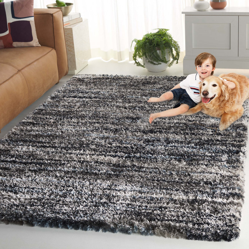 Cloud Shag Performance Abstract Rug, Rectangle 8' x 10'
