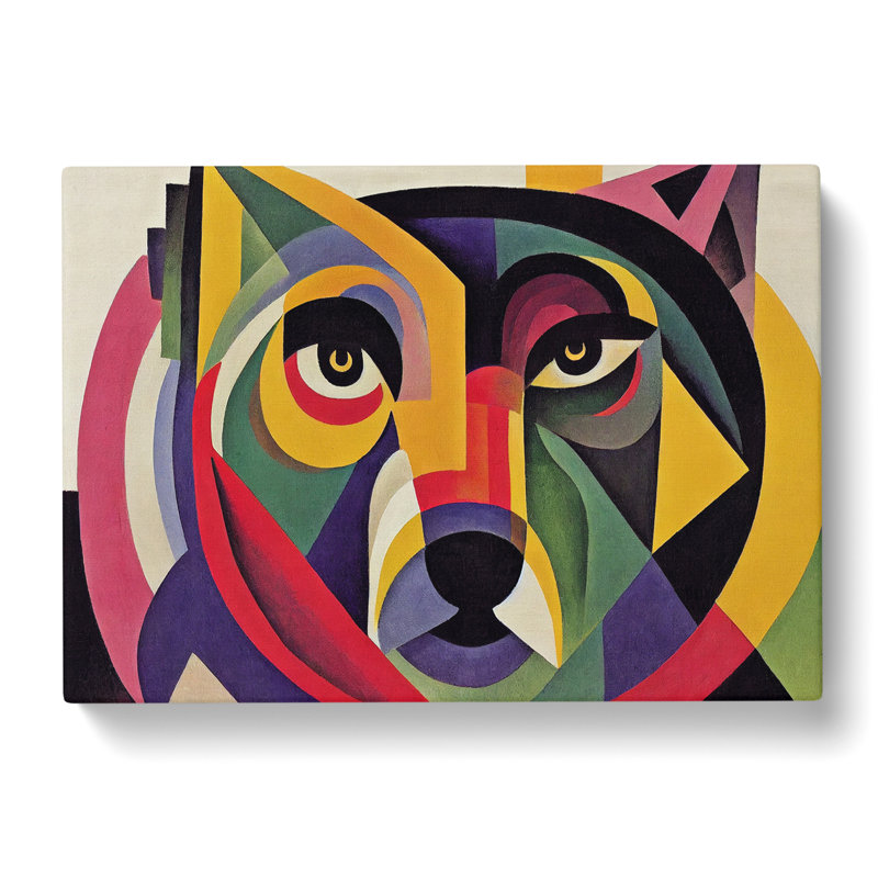Wolf Abstract Vol.1 - Wrapped Canvas
