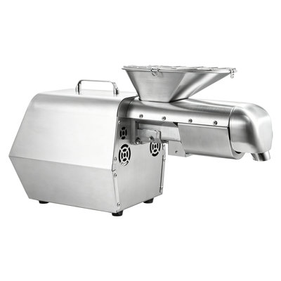 Presse à huile, capacité de 11 LBS / H, extracteur d'huile 1250W, machine à huile électrique automatique pour usage domestique, pressage à chaud de 122 5 à 572 ℉ pour les amandes de sésame et d'arachides