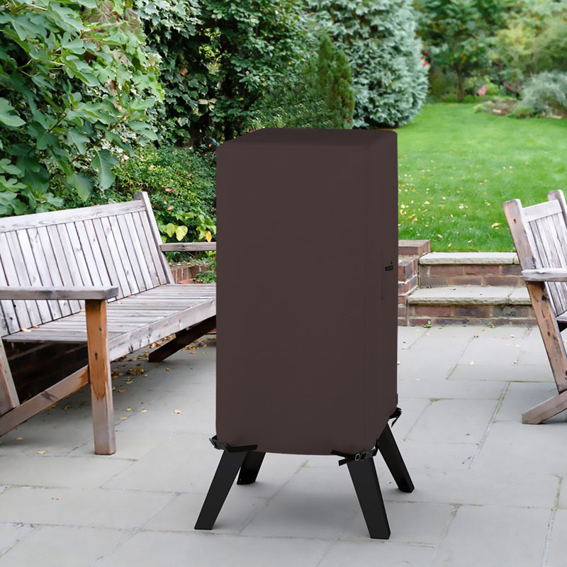 Blue Elephant 63.5cm W x 55.9cm D Grill Cover, Coffee