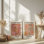 «Retro Flower Markets I», ensemble de 2 impressions sur toile