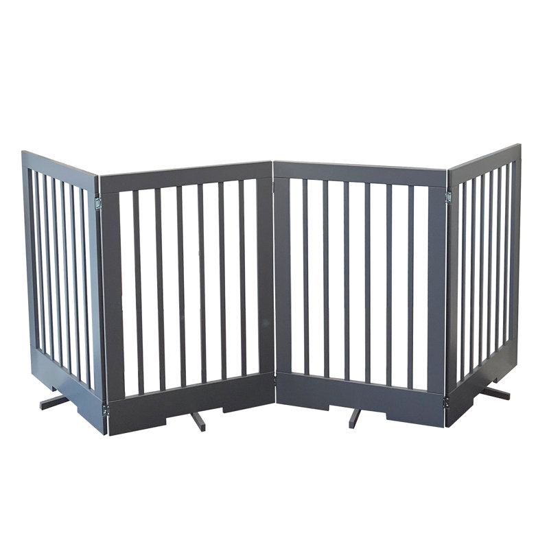 4-Panel Freestanding Pet Gate