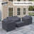 Hardesty Patio Conversation Sets Group Seating Outdoor Furniture Covers