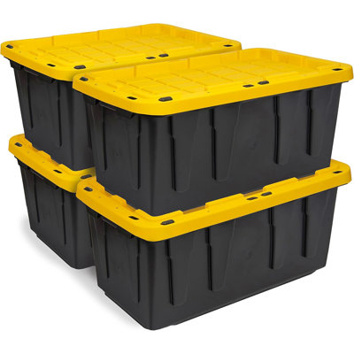 17-Gallon Heavy Duty Tough Storage Container & Snap-Tight Lid