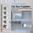 16" Ceiling Mounted 4-Function Thermostatic Rainfall Shower System with 6 Body Jets and Slide Bar-106263816