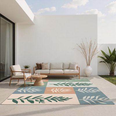 Tapis intérieur et extérieur Pebble Stream