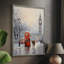 «Christmas Holiday Art DLX III», reproduction d'art encadrée - bois massif-1223418018