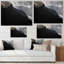 Gloden - Marbre noir et gris, art mural moderne sur toile-1288264726-1288264717