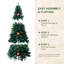 Arbre de Noël moderne et pratique en PVC-213983974