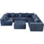 Canapé modulaire avec repose-pieds 135 po Cloud