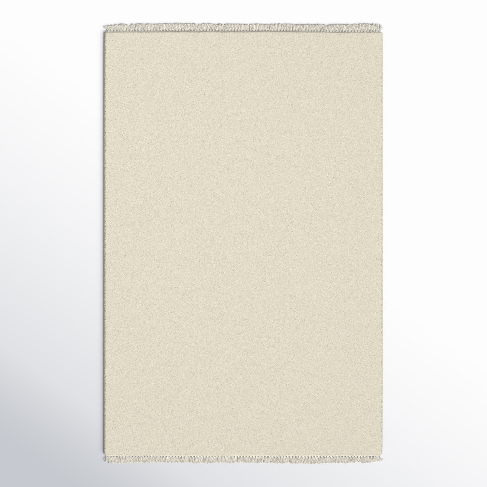 Clio Hand-Loomed Gray Wool Rug, Rectangle 5' x 7'6"