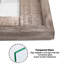 Ensemble de cadres à photo simple en bois mat 5 po x 7 po Anaee-31283646