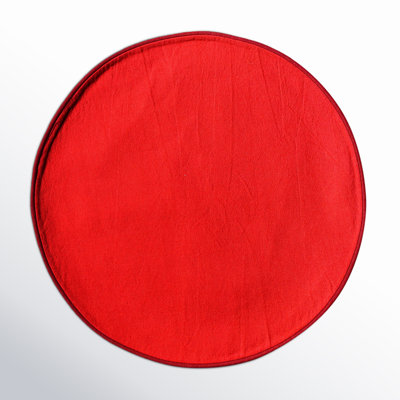 Blush And Pine Color Block Round Placemat Set Of 4