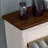 White Solid Wood Shoe Storage Bench-874724417