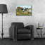 Art mural épique «Vache au champ de fleurs jaunes» par Tanya Nyp, 24 po x 16 po-117461817