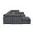 Arfsten Anagel 160'' Wide Symmetrical Modular Corner Sectional with Ottoman-1730604746