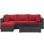 Ensemble modulaire d'extérieur Modway Sojour Wicker Ratta-38631779