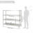 4 Tier Stainless Steel Adjustable Shelving