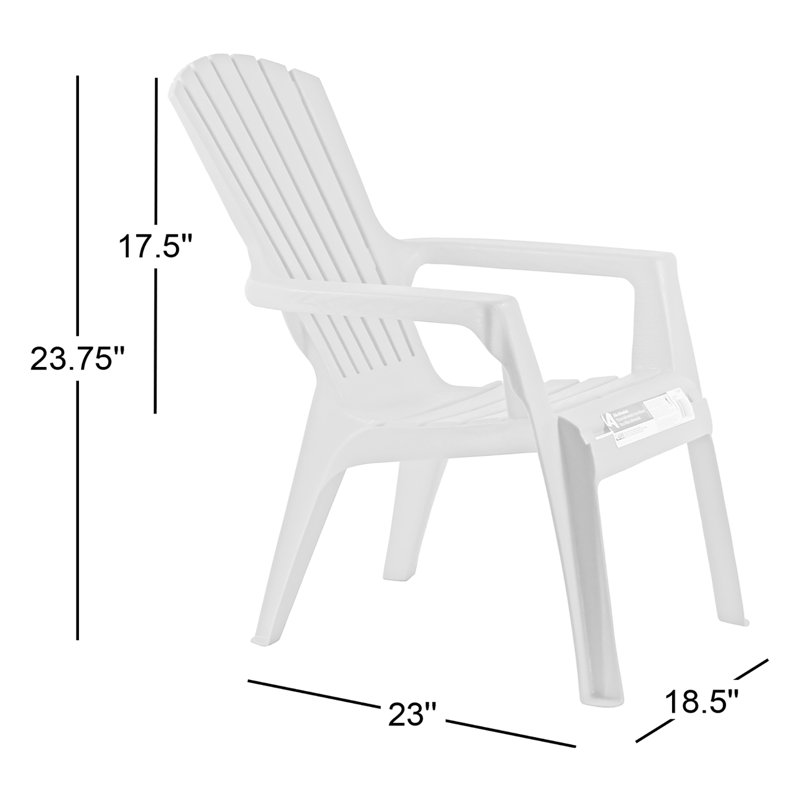Outdoor Plastic Kids Adirondack Chair (Small), Blue