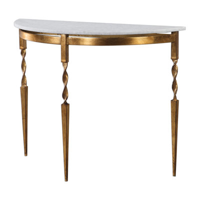Imelda 40 in. Stone Console Table