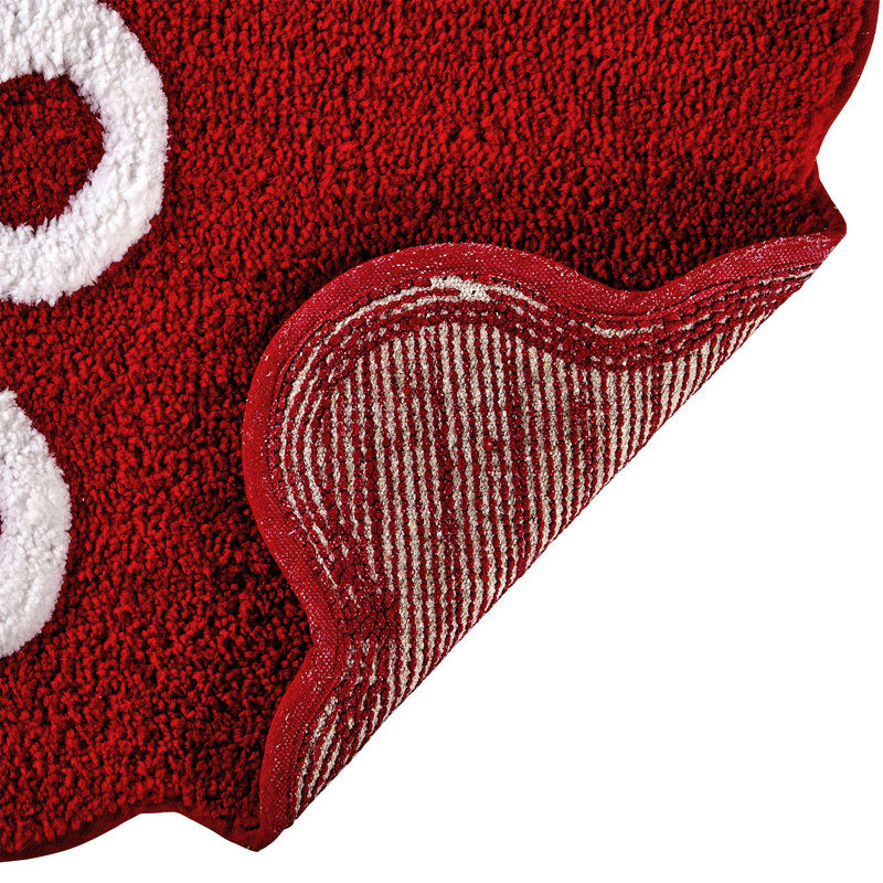 Hallmark Red Ho Ho Ho Tufted Holiday Bath Rug, 20" X 30"