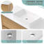 Meuble-lavabo flottant moderne simple 48 po Newark