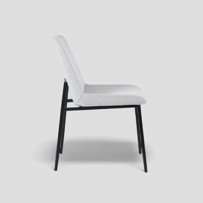 Chaise en tissu Thundelarra, Gris clair