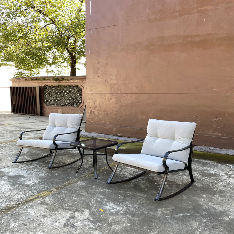 Ensemble de chaise à bascule et fauteuil