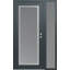 Panneau d'entrée en acier argenté anthracite / anthracite avec panneau latéral pré-monté-119238004-119237998-119237999