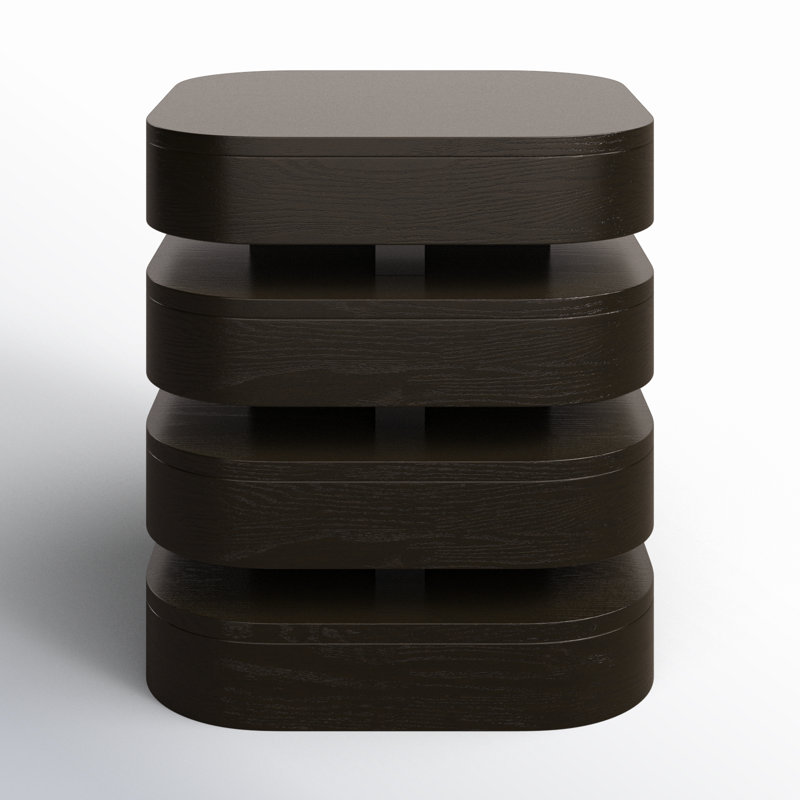 Bowmin End Table, Espresso Wood