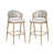 Beige Cushion/Maple Frame