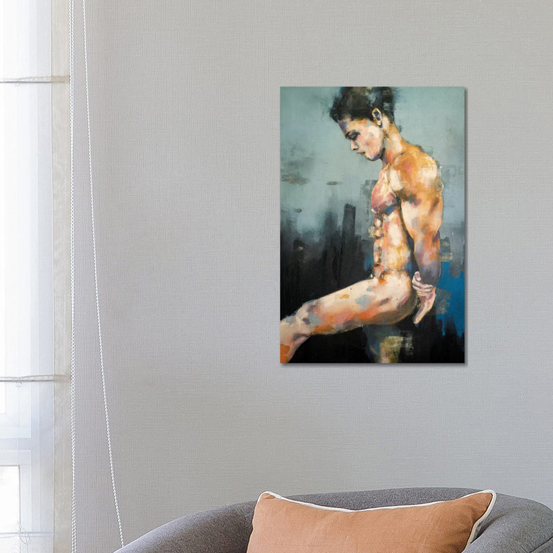 Standing Figure 11-10-19 by Thomas Donaldson - Wrapped Canvas Painting, 66.04 cm H x 45.72 cm W x 1.91 cm D