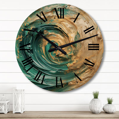 Horloge murale en bois massif Margulies