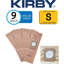 Sacs d'aspirateur Kirby G4, G5, G6 - Filtration magique à microns authentiques, paquet de 9 - 12 / caisse - pièce n ° 197394, ajustement universel pour la série Kirby