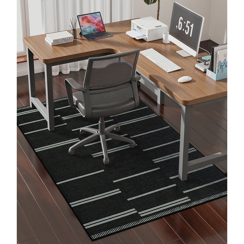 Protecteur de plancher de tapis de chaise et rehausseur de style pour les espaces de bureau à domicile ou de salle à manger