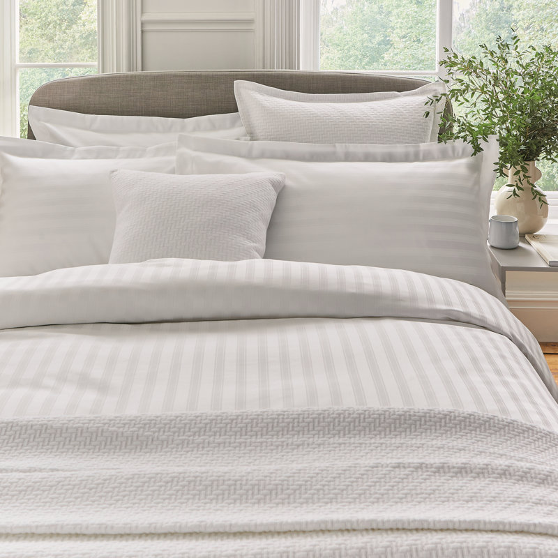 Adan 1000 TC Duvet Cover, Beige, Double Duvet Cover