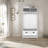 3-in-1 Multi-functional Hall Tree With Coat Rack, Storage Bench, And Shoe Cabinet For Entryway And Hallway-1593507881
