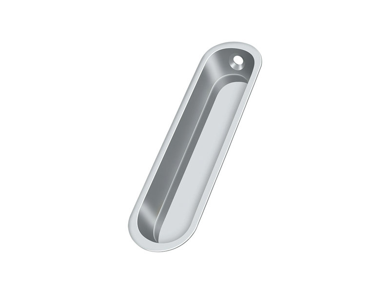 Cup / Bin Pull, Polished Chrome