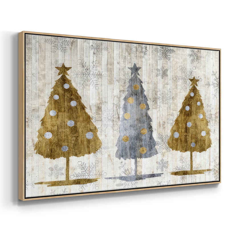 Soph Sophical Christmas Collection A, reproduction d'art sur toile, H 25 po x l 37 po x P 2 po, Bois naturel