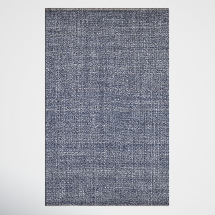 Fleurette Handmade Blue Rug