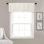  Cantonnière de couleur unie sur mesure 52 po