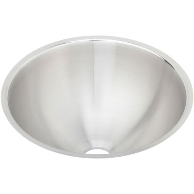 Lavabo de salle de bain circulaire encastré en métal avec trop-plein Asana