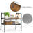 21.5'' W Steel Shelving Unit
