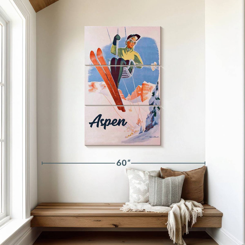 Remontée mécanique Sirci Vintage Aspen, H 45 po x l 28 po